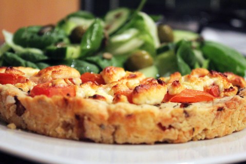 Goat's Cheese and Tomato Tart