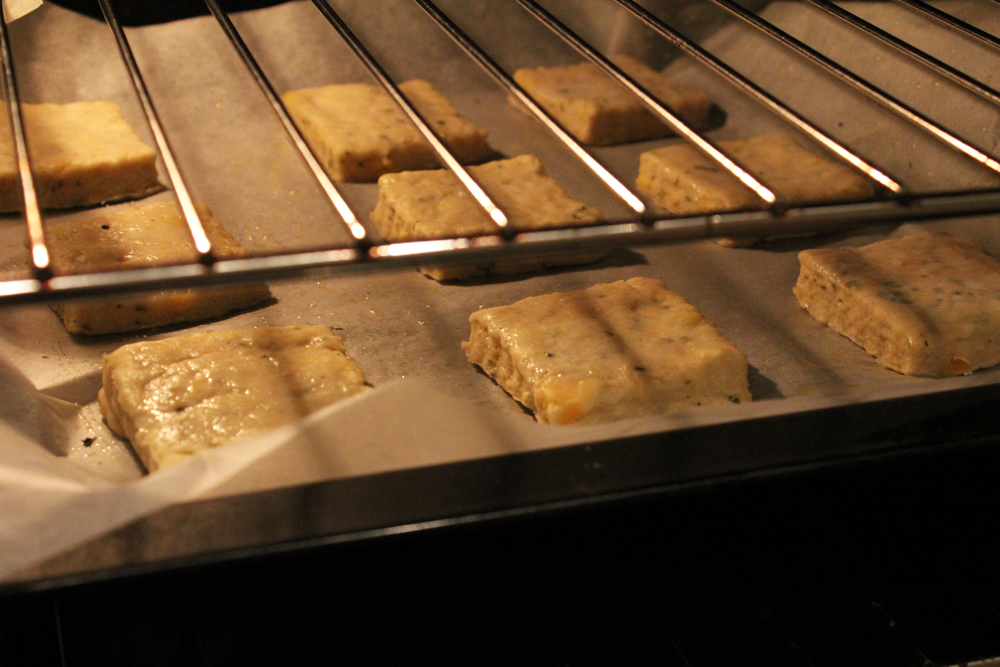 In the oven, Naomi Winters